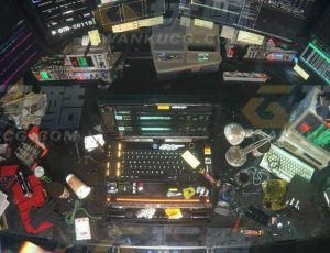 玩酷CG网—科技数据监控室C4D模型