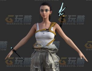 玩酷CG网—科技女狂人Blender模型