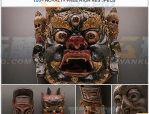 玩酷CG网—122张佛教面具高清参考图片合集
