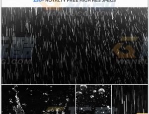 玩酷CG网—232张雨滴雨水颗粒高清参考图片合集