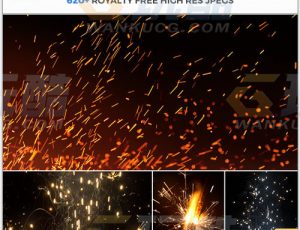 玩酷CG网—670张余烬火花烟火高清参考图片合集