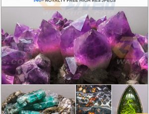 玩酷CG网—148张水晶宝石和矿物高清参考图片合集