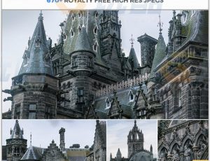 玩酷CG网—801张爱丁堡黑暗哥特式建筑高清参考图片合集