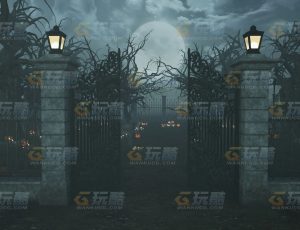 玩酷CG网—万圣节墓地Blender模型