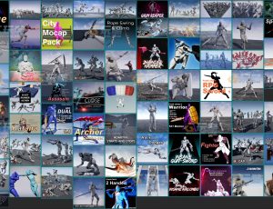 玩酷CG网—84套UE4动作捕捉动画数据大合辑