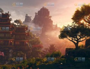 玩酷CG网—宏伟亚洲神庙UE4模型素材