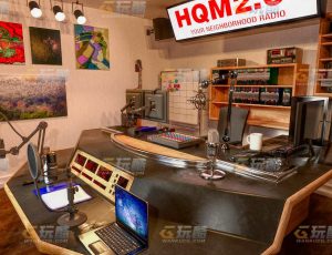 玩酷CG网—电台录音棚Blender模型