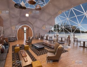 玩酷CG网—穹顶未来民居房Blender模型