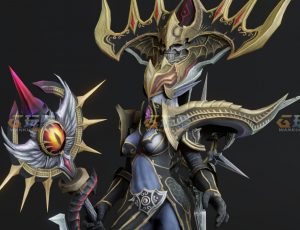 玩酷CG网—暗黑魔王Blender模型