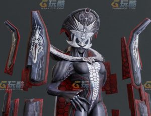 玩酷CG网—怪物BOSSBlender模型