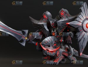 玩酷CG网—黑暗训兽师Blender模型