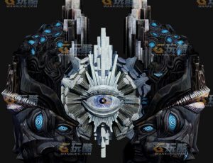 玩酷CG网—巨眼怪Blender模型