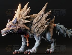 玩酷CG网—变异狼Blender模型