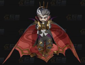 玩酷CG网—风格化黑暗国国王Blender模型