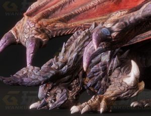 玩酷CG网—恶魔龙Blender模型