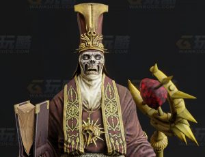 玩酷CG网—干尸皇帝Blender模型