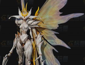 玩酷CG网—蝴蝶恶魔Blender模型