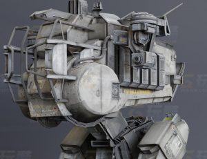 玩酷CG网—泰坦装甲2号Blender模型