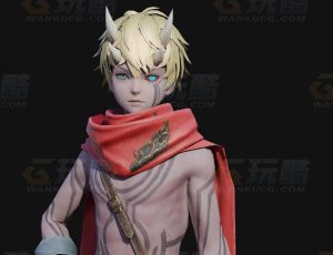 玩酷CG网—恶魔王子Blender模型