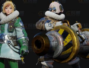 玩酷CG网—北极女特工Blender模型