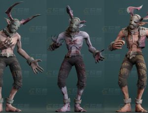 玩酷CG网—哥布林Blender模型