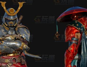 玩酷CG网—日本忍者武士Blender模型