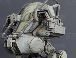 玩酷CG网—泰坦机器人1号Blender模型