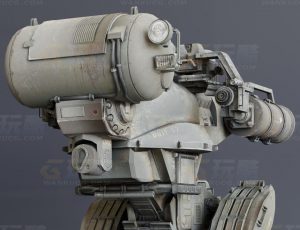 玩酷CG网—泰坦机器人2号Blender模型