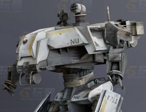 玩酷CG网—泰坦机器人3号Blender模型