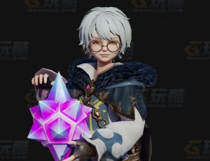 玩酷CG网—男魔导师Blender模型