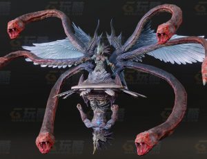 玩酷CG网—六蛇魔王Blender模型