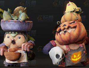 玩酷CG网—小怪物Blender模型