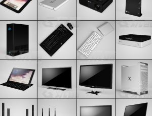 玩酷CG网—电脑设备C4D模型