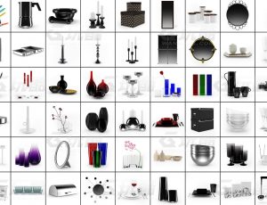 玩酷CG网—厨房用具C4D模型