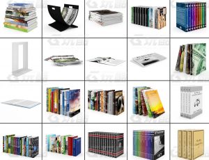 玩酷CG网—书籍书本v2C4D模型