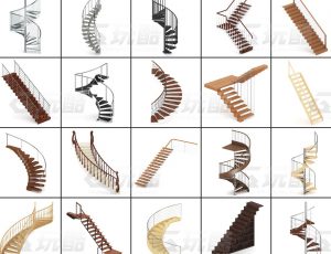 玩酷CG网—楼梯C4D模型