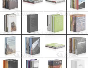 玩酷CG网—书籍书本C4D模型