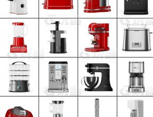 玩酷CG网—厨房用具v2C4D模型