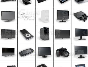 玩酷CG网—电子设备C4D模型
