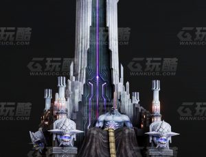 玩酷CG网—鬼王Blender模型