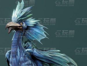 玩酷CG网—大鸟兽Blender模型