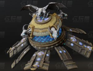 玩酷CG网—龙铜兽Blender模型