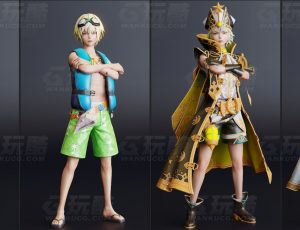 玩酷CG网—王子多种装扮合辑Blender模型