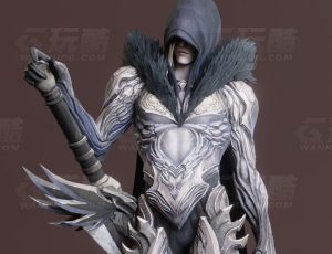 玩酷CG网—黑暗刺客Blender模型