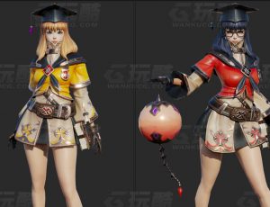 玩酷CG网—美女魔法师Blender模型