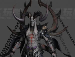 玩酷CG网—黑暗BOSSBlender模型