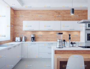 玩酷CG网—厨房C4D模型