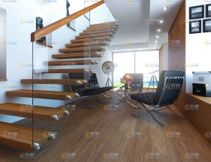 玩酷CG网—楼道口C4D模型