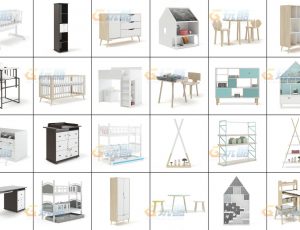 玩酷CG网—柜子C4D模型