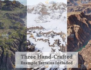 玩酷CG网—地图材质和制作工具UE4模型工程素材